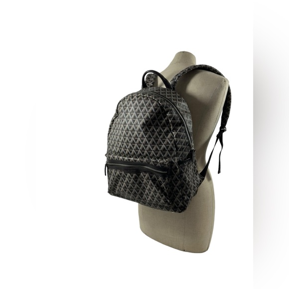 Genuine LANCASTER Paris signature backpack rucksack canvas pvc  work school - Picture 2 of 15